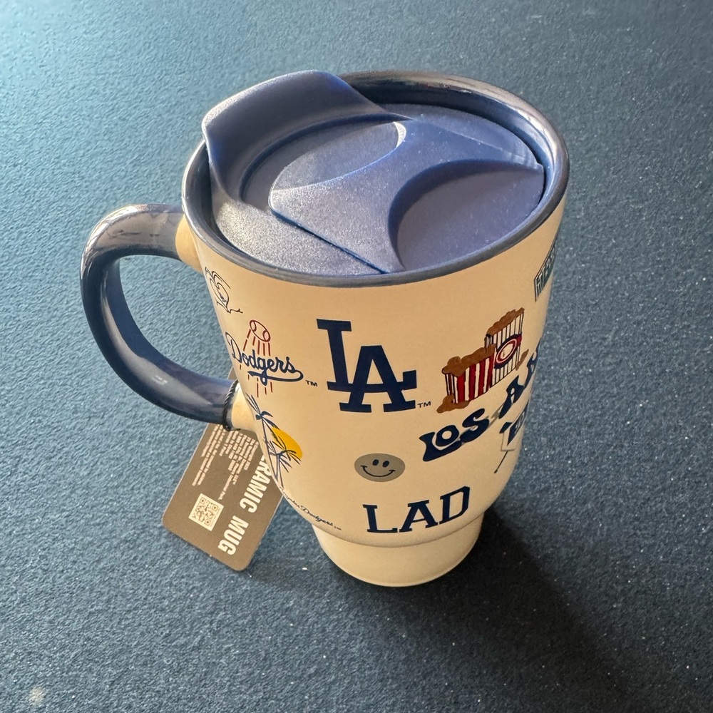 Los Angeles Dodgers Ceramic Mug feat. Fun iconic DODGER logo and dates! Zoom in💙 - Picture 11 of 11